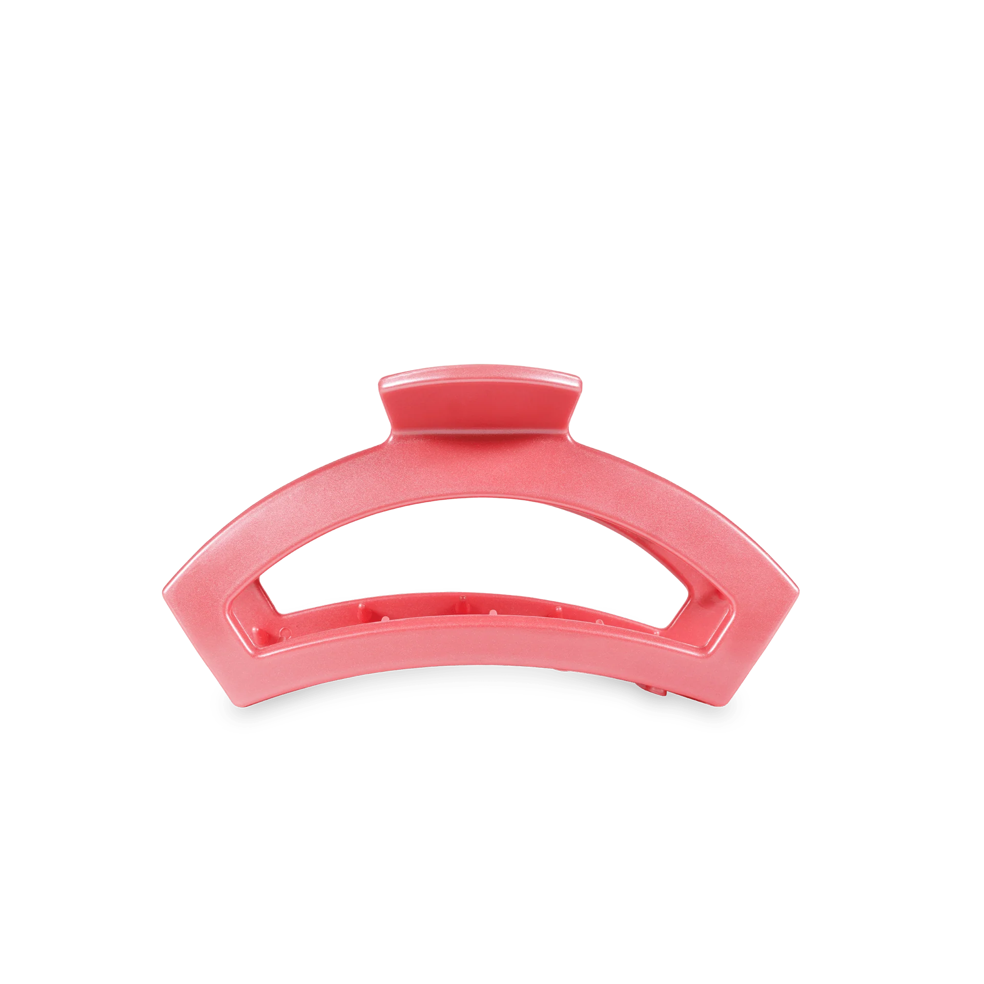 Open Calming Coral Tiny Claw Hair Clip