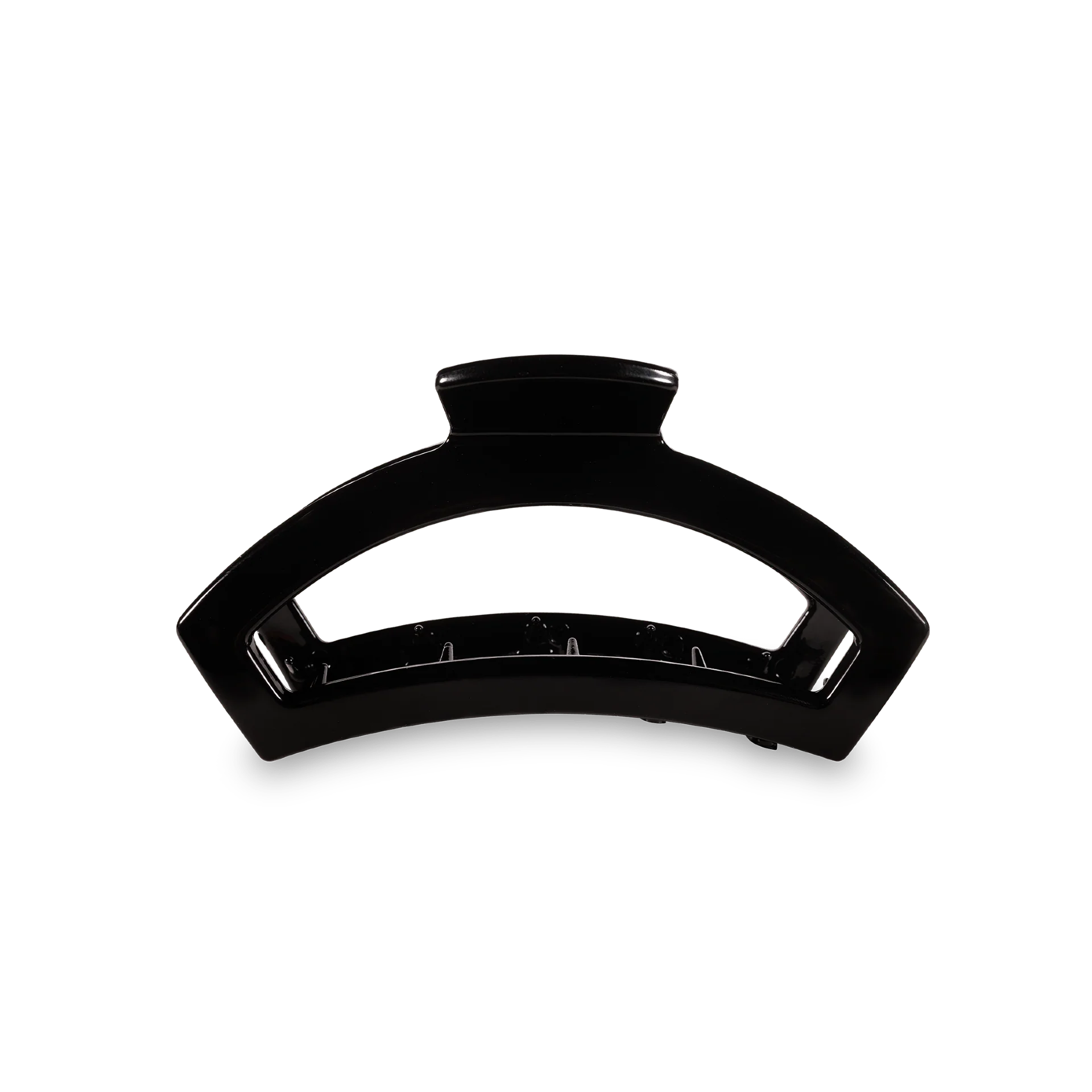 Open Jet Black Small Claw Hair Clip