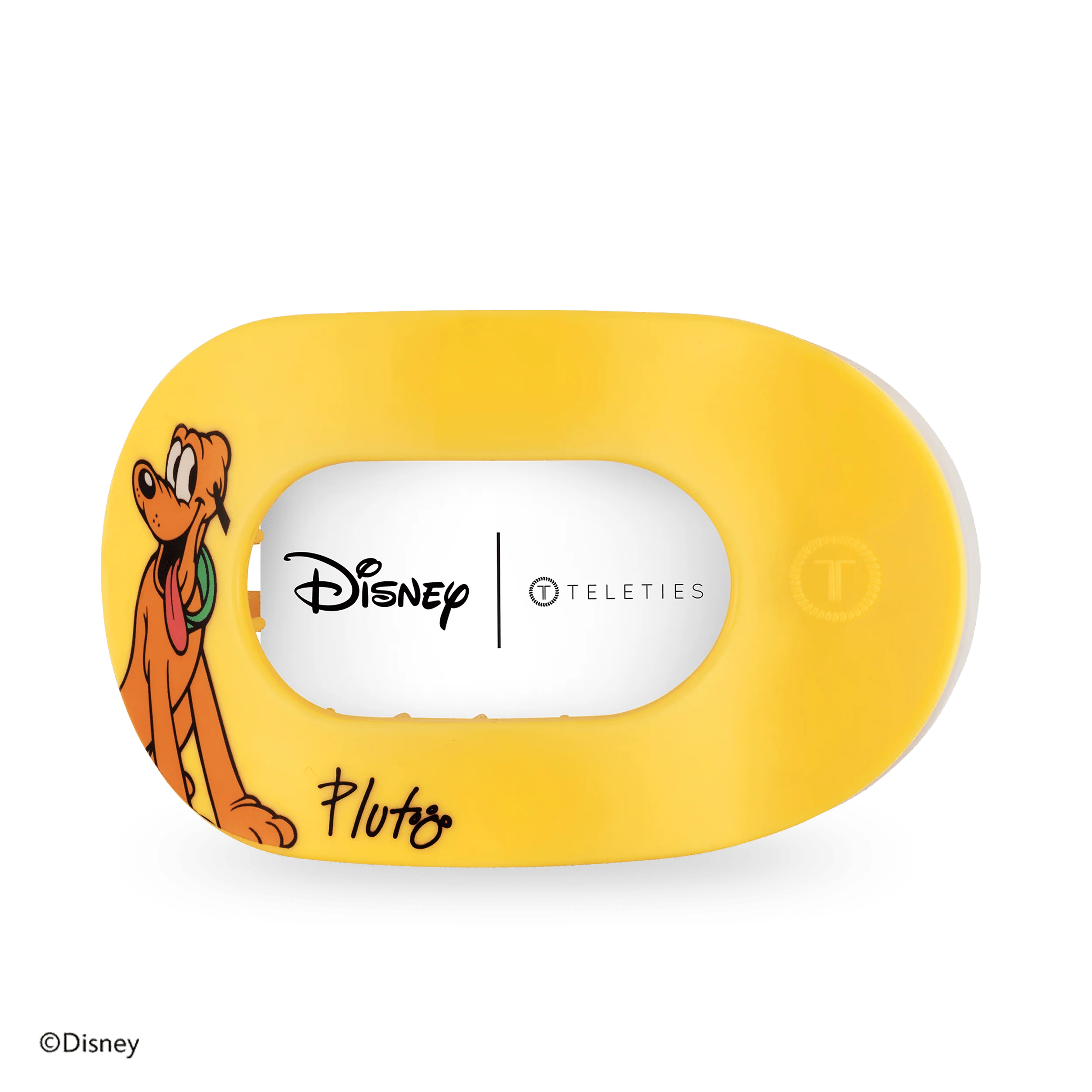 Pluto Large Flat Round Hair Clip - Image 2