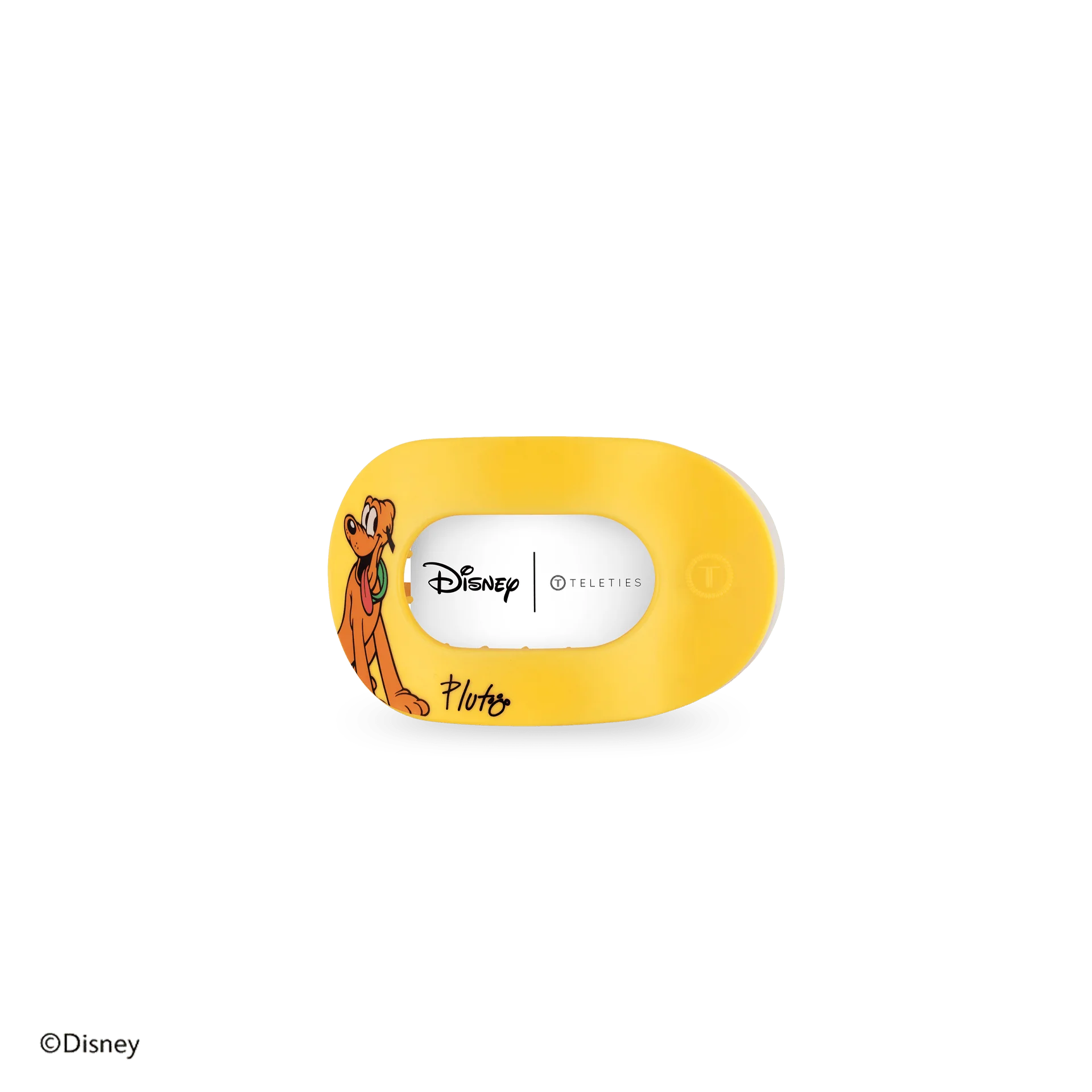 Pluto Tiny Flat Round Hair Clip - Image 2