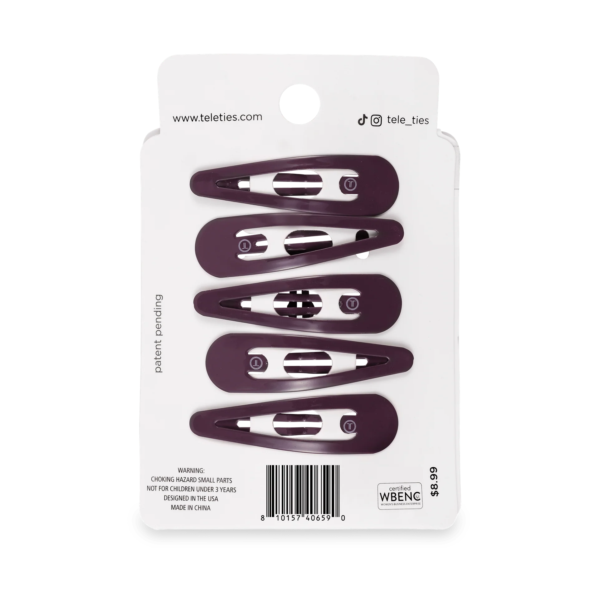 Purple Haze Snap Clips (6Ct) - Image 3
