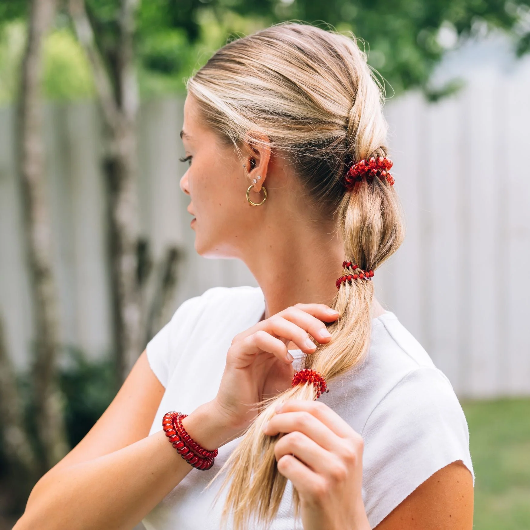 Red Carpet Ready Large Hair Ties - Image 4