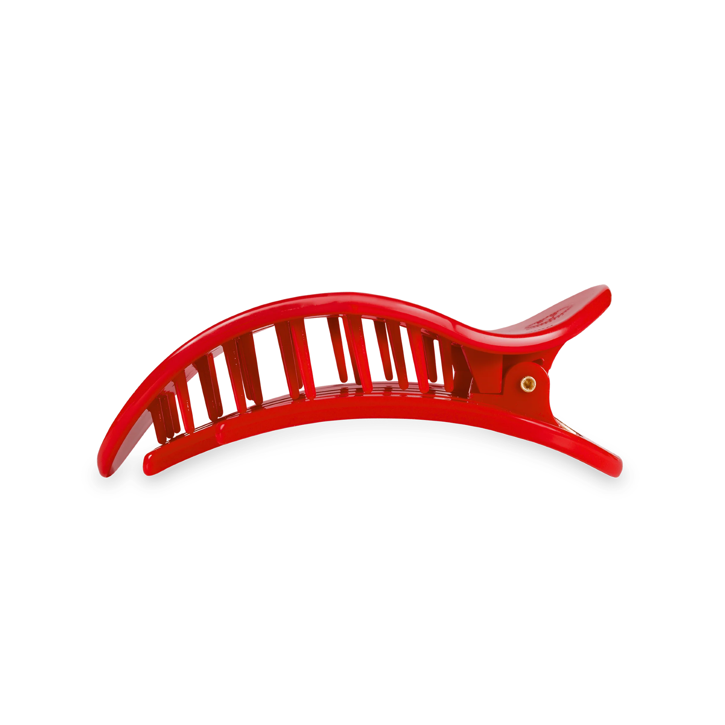 Red Heart Medium Flat Hair Clip - Image 3
