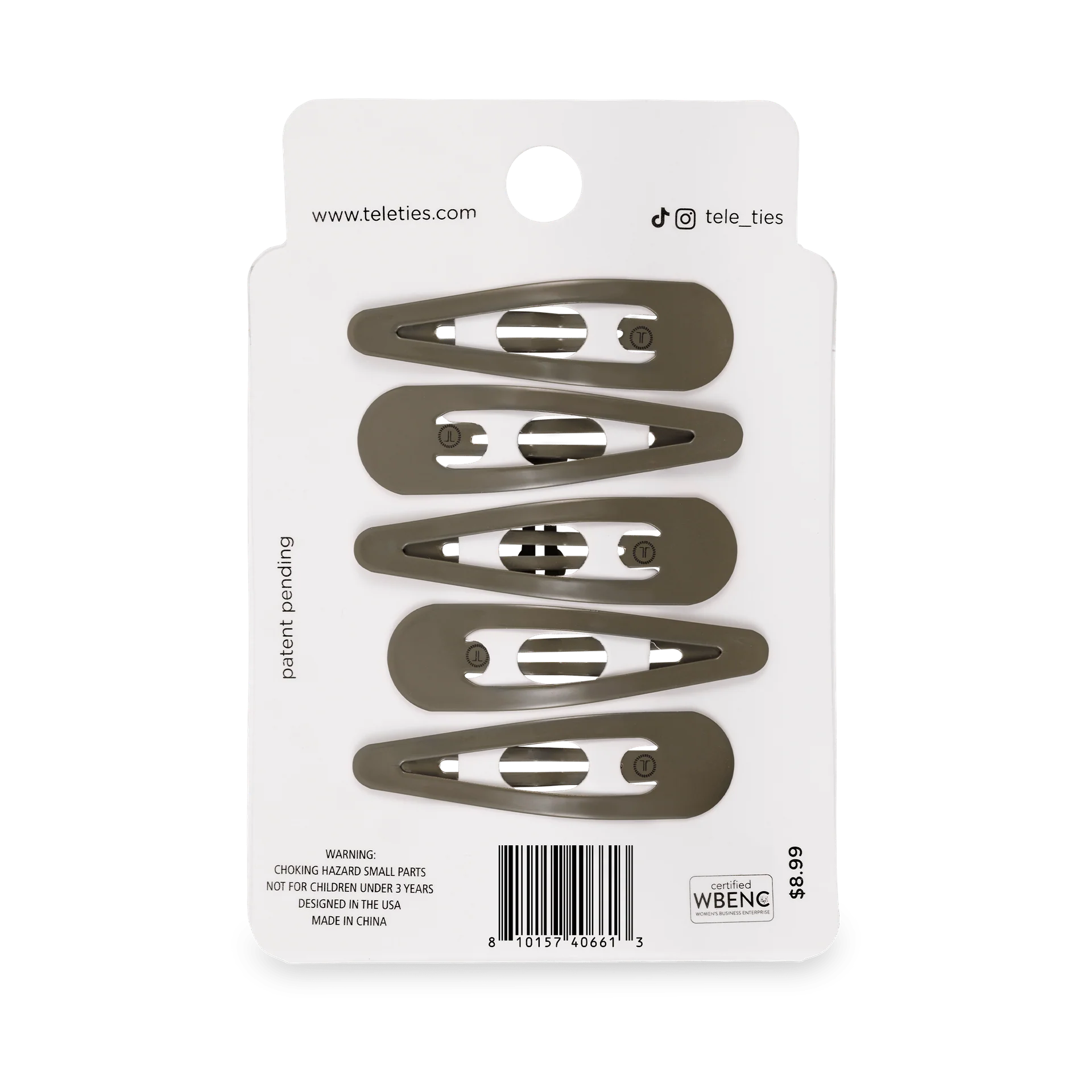 Sage It Ain't So Snap Clips (6Ct) - Image 3