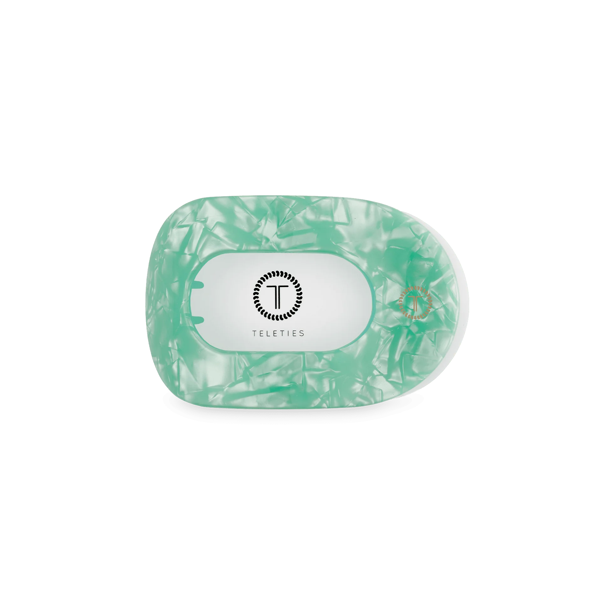 Spring Splash Small Flat Round Hair Clip - Image 2