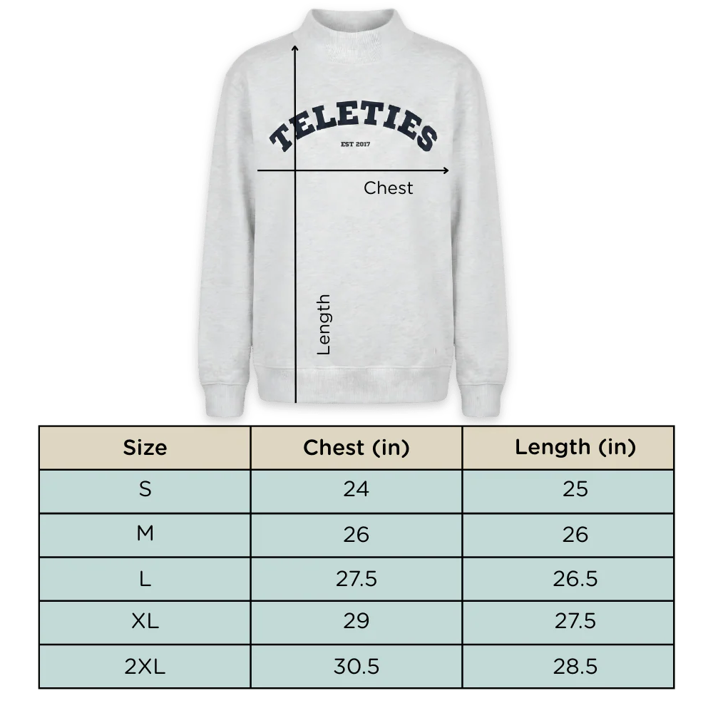 TELETIES Varsity Mockneck - Small - Image 5