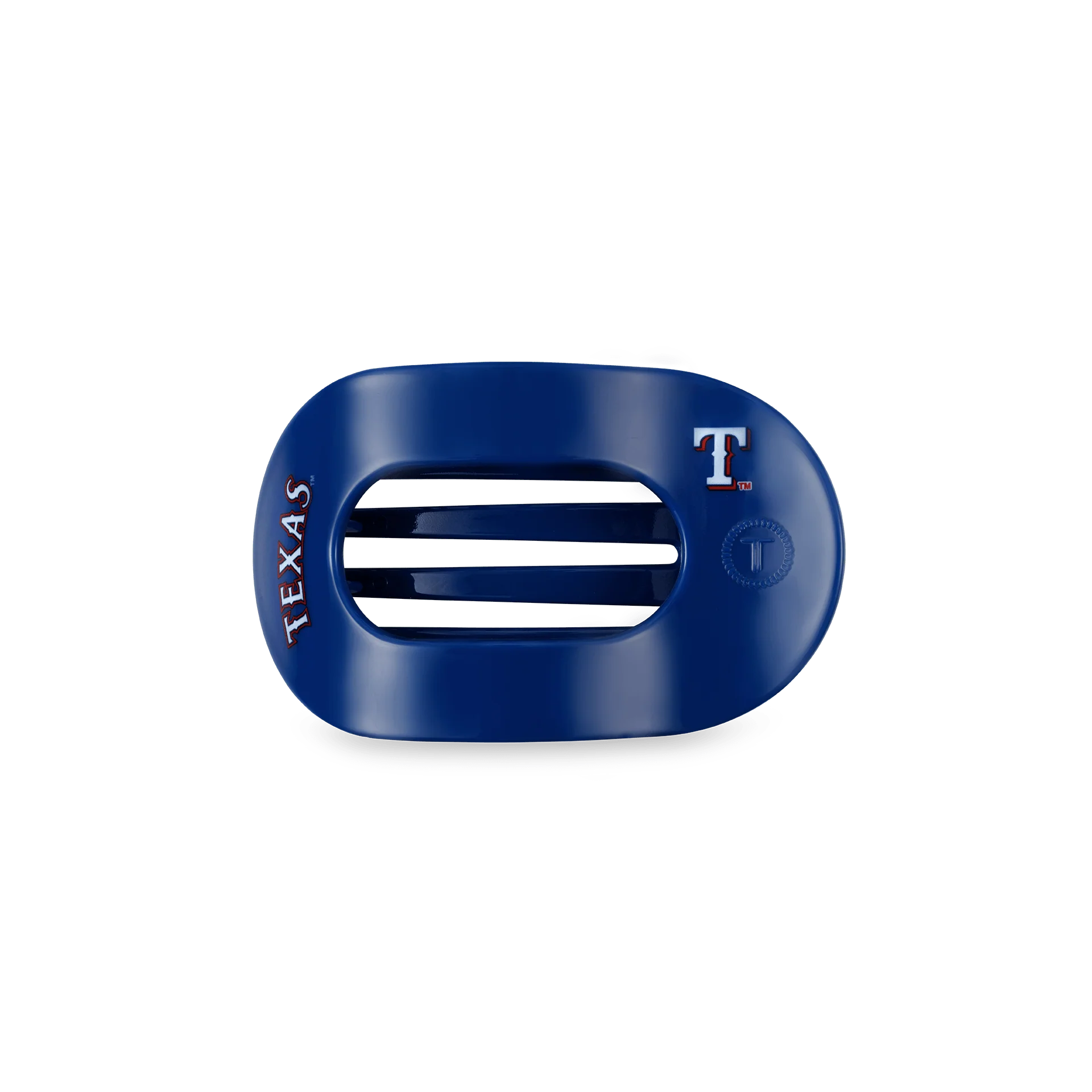 Texas Rangers Small Flat Round Hair Clip