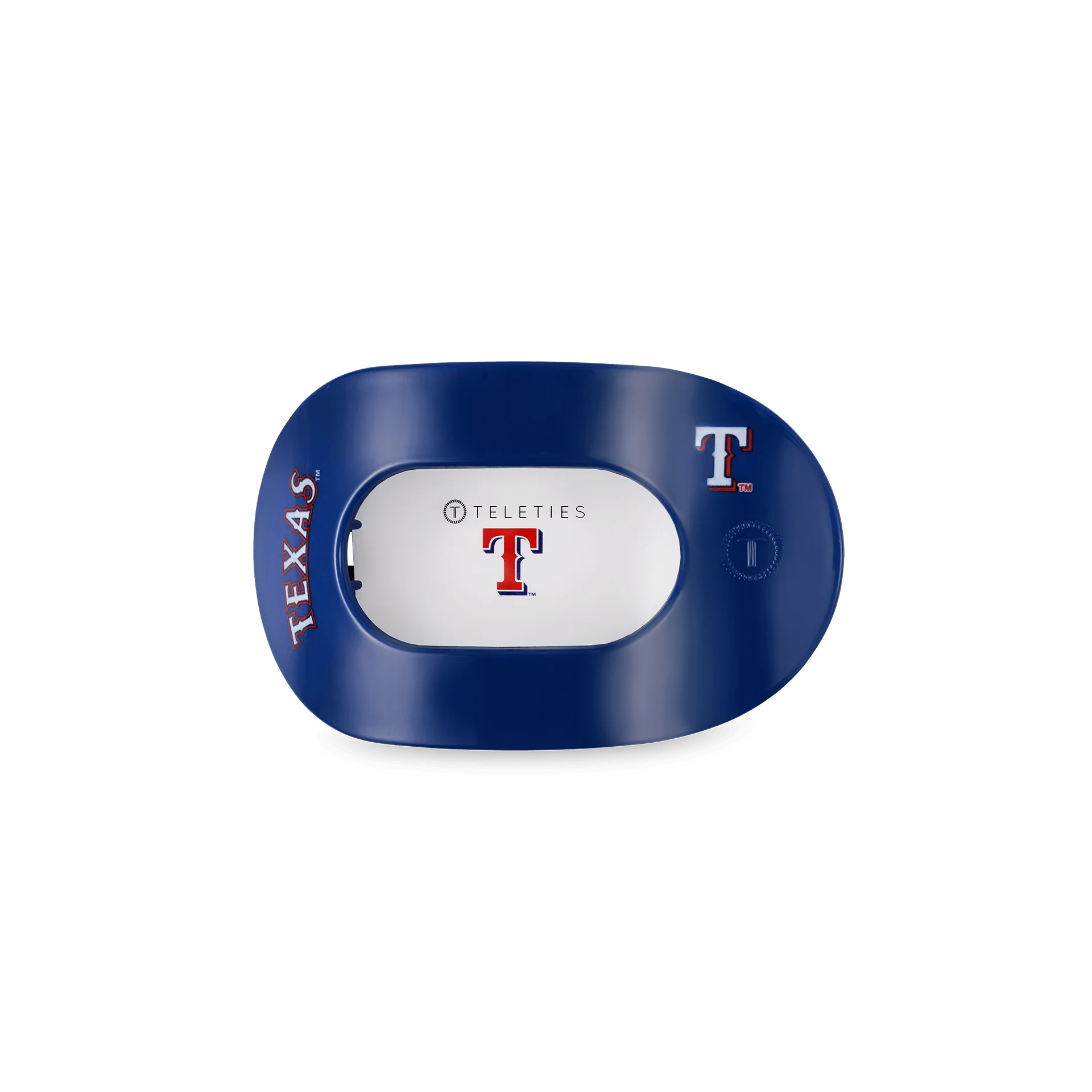 Texas Rangers Small Flat Round Hair Clip - Image 2