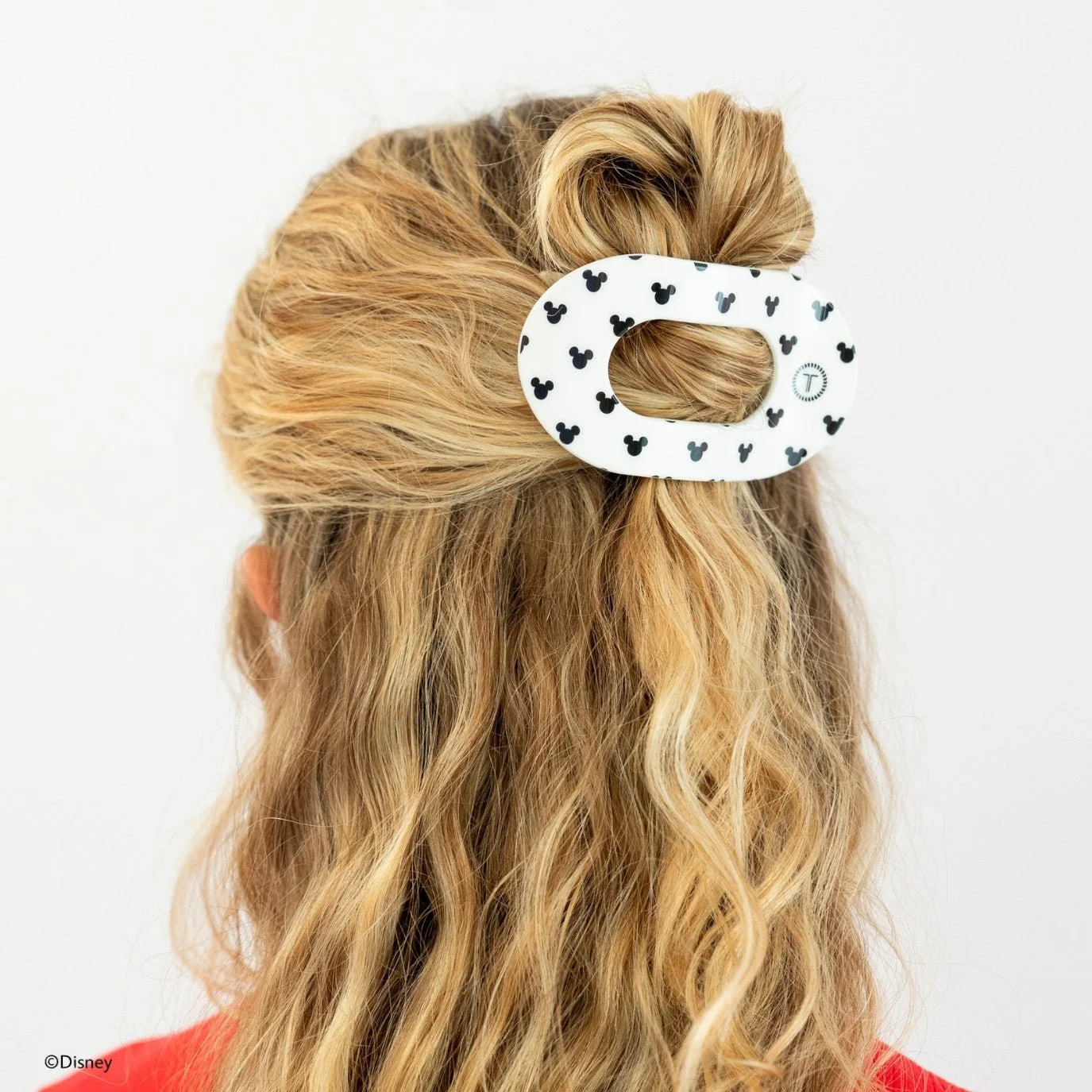 The Iconic Mickey Mouse Medium Flat Round Hair Clip - Image 4