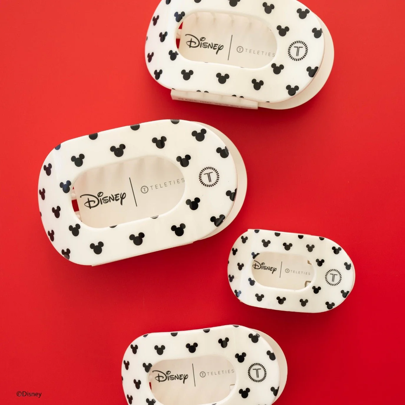 The Iconic Mickey Mouse Medium Flat Round Hair Clip - Image 5