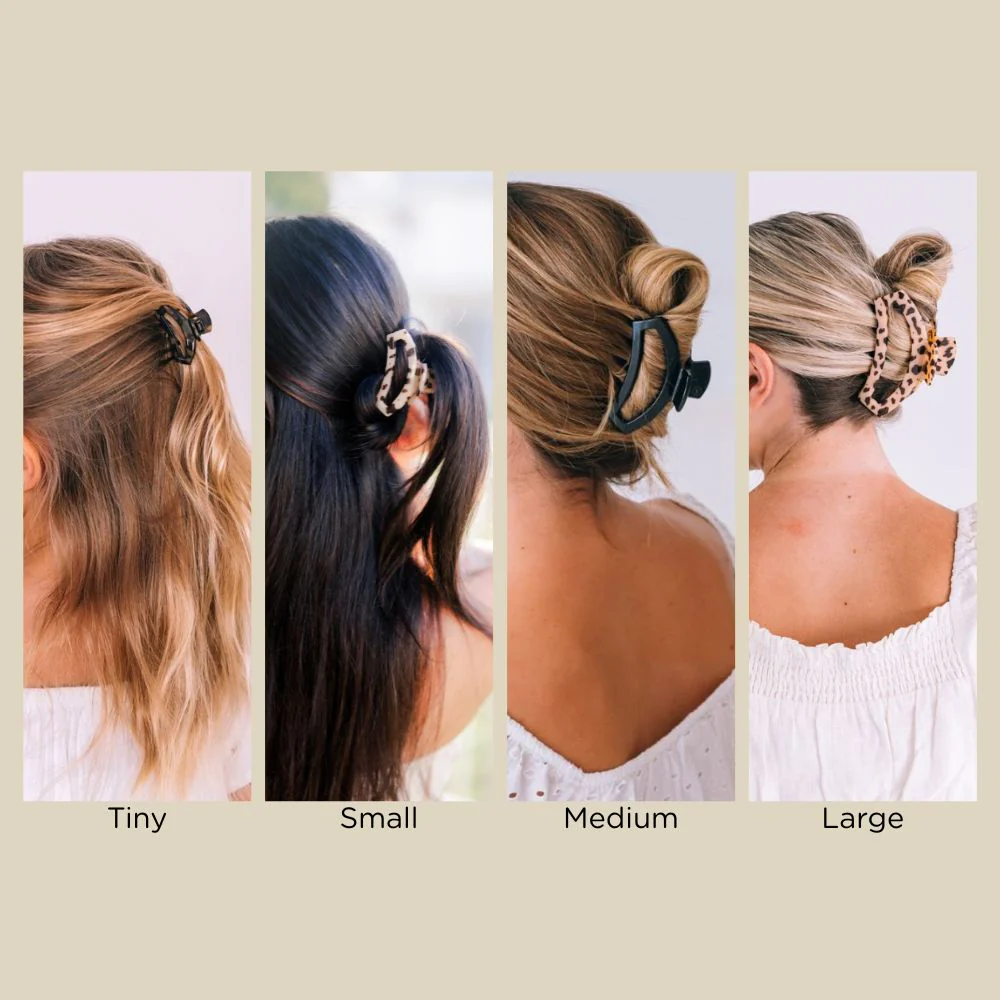 Open Tortoise Tiny Claw Hair Clip - Image 6