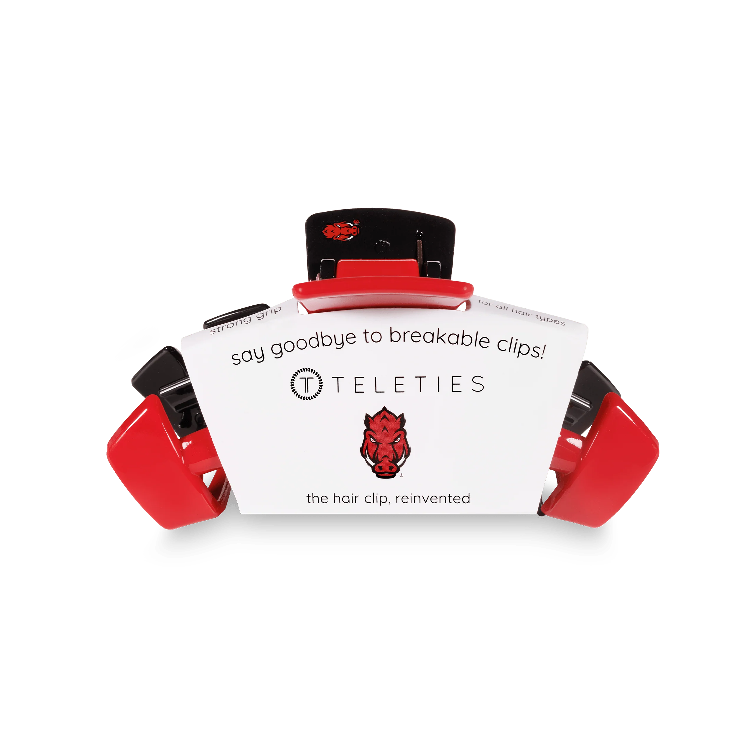 University of Arkansas Medium Claw Clip - Image 2