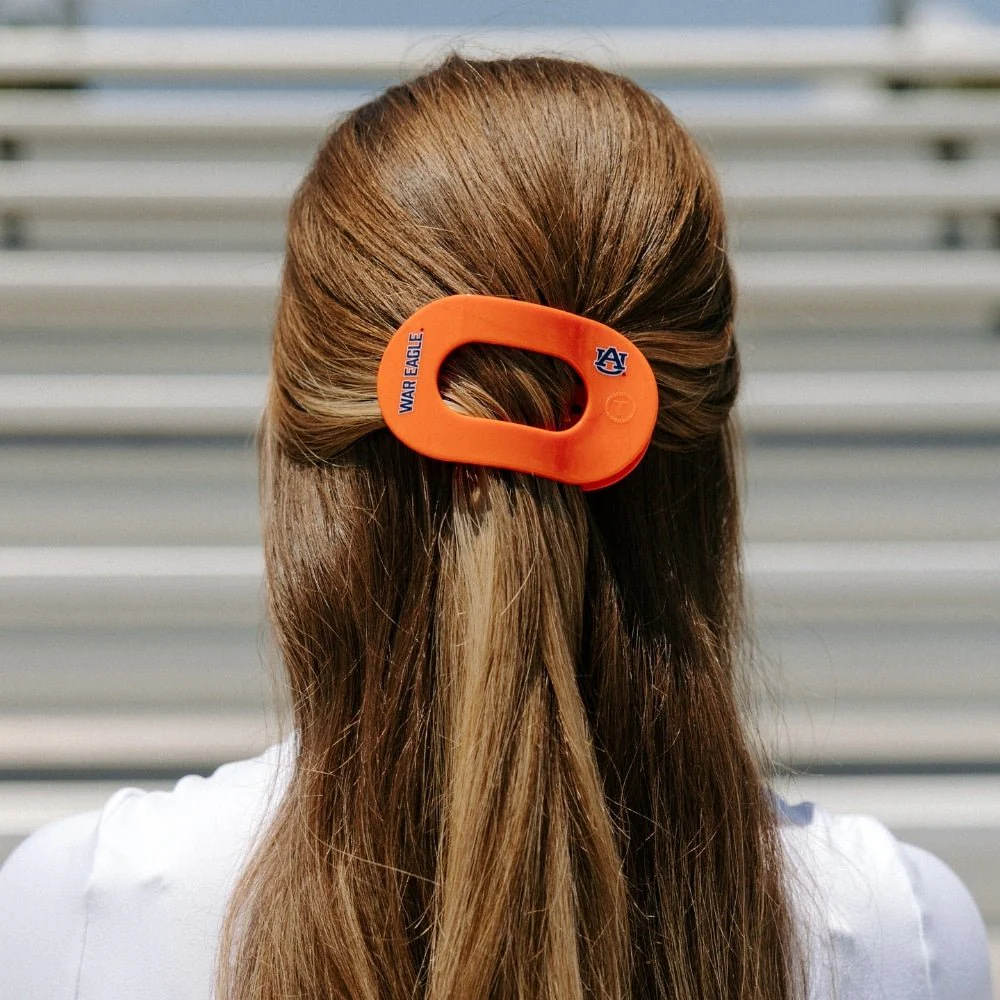 War Eagle! Medium Flat Round Hair Clip - Image 4
