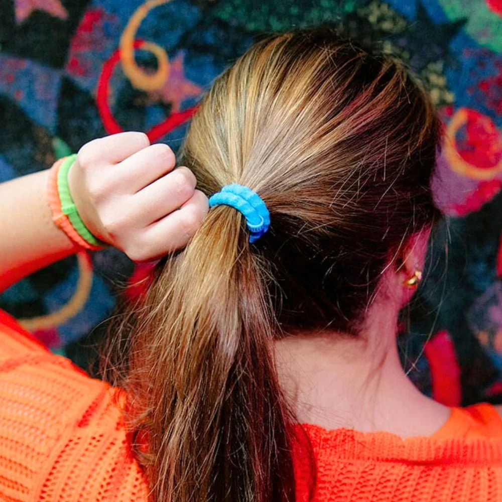 You Glow, Girl! Small Nylon Hair Ties - Image 3